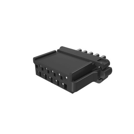 Fci Board Connector, 8 Contact(S), 2 Row(S), Female, 0.1 Inch Pitch, Crimp Terminal, Black Insulator, 10142632-008LF